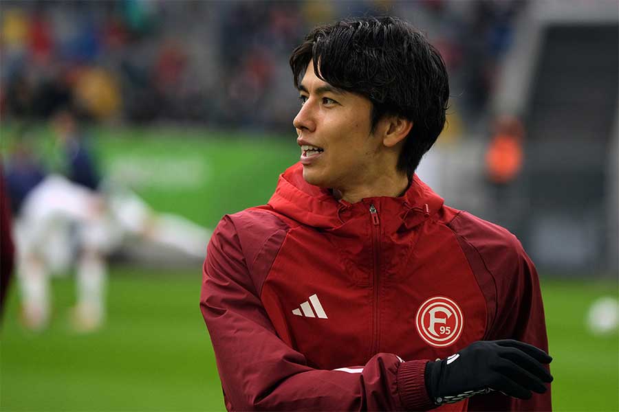 デュッセルドルフの田中碧【写真：Getty Images】