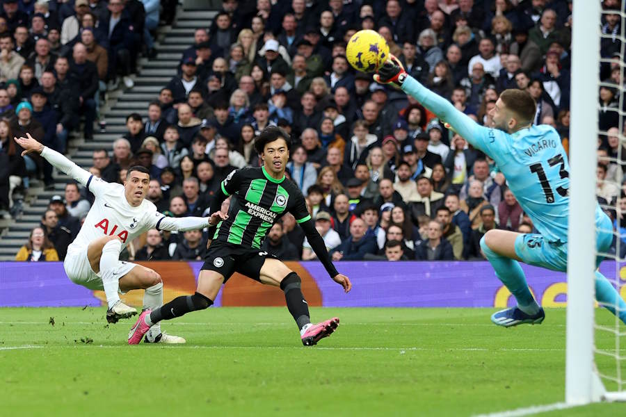 ブライトンはトッテナムに1-2で敗戦【写真：Getty Images】