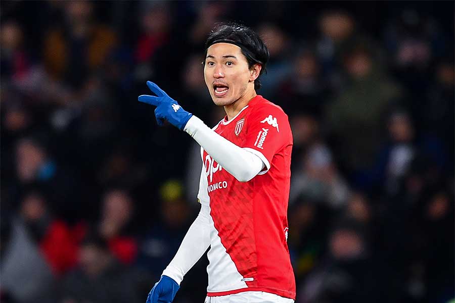 モナコの南野拓実【写真：Getty Images】