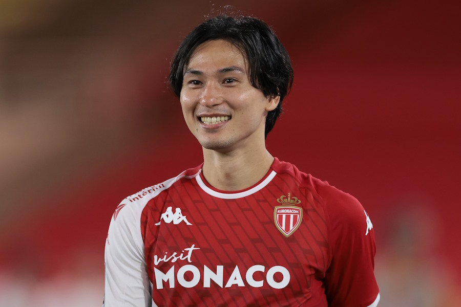 モナコでプレーする南野拓実【写真：Getty Images】