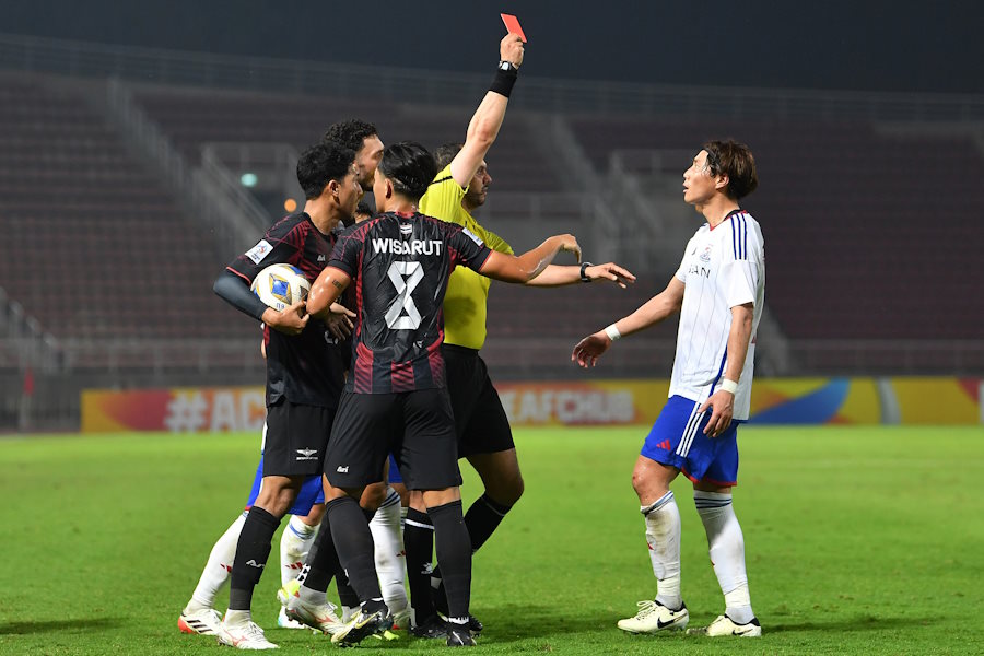 2試合の退場処分を受けた松原の処遇に中国注目【写真：Getty Images】