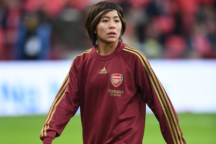 アーセナルでプレーするFW岩渕真奈【写真：Getty Images】