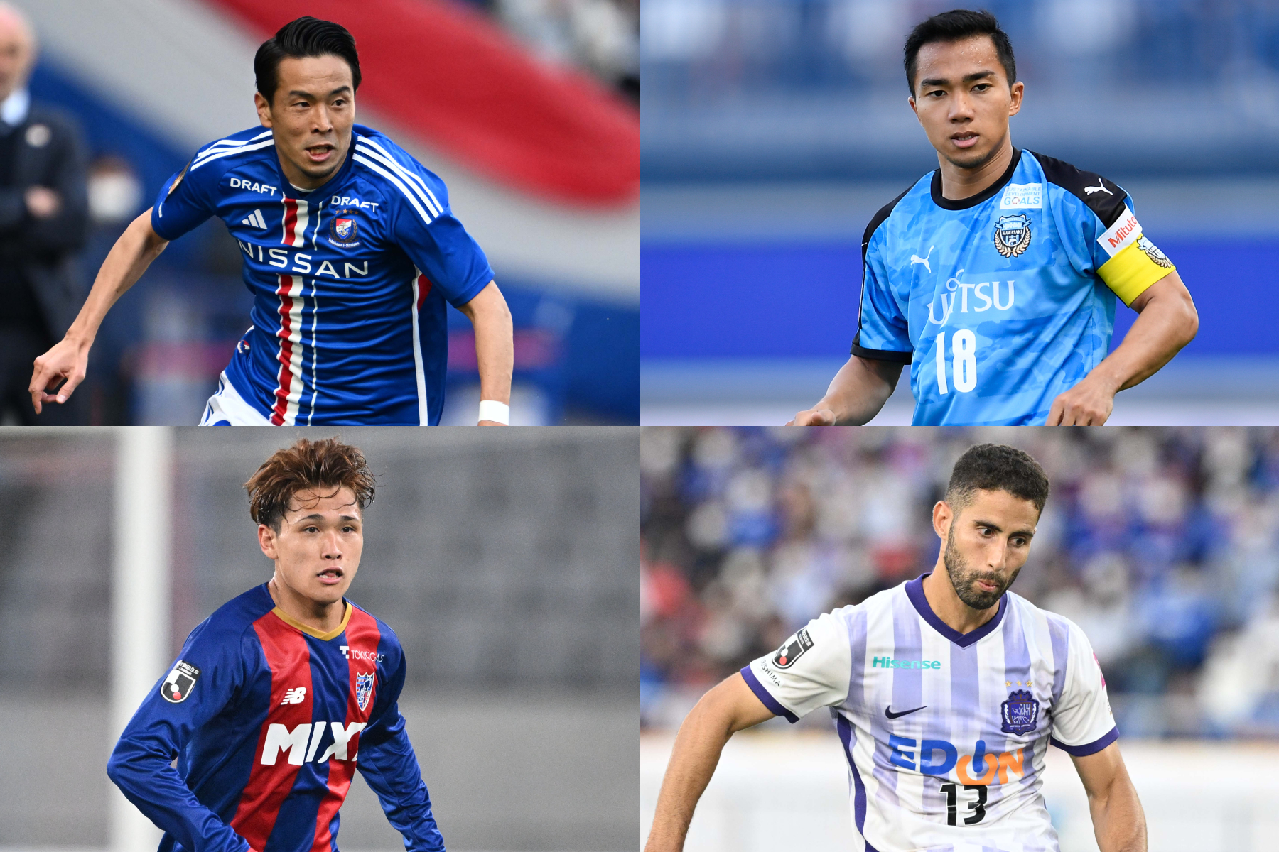 今季のJ1全18クラブをランク付け【写真：徳原隆元 & Getty Images】