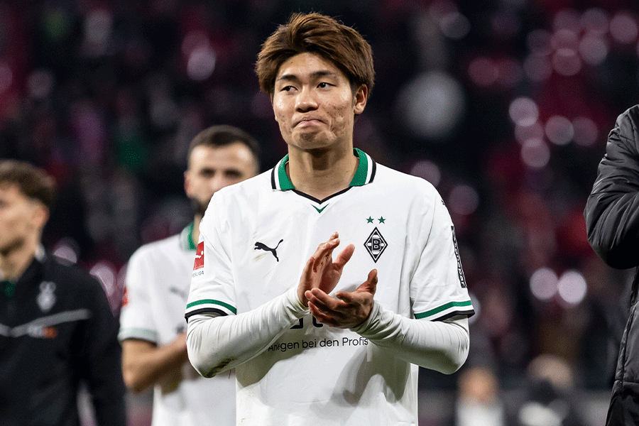 ライプツィヒ戦に途中出場した福田師王【写真:Getty Images】