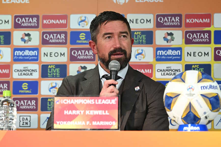 横浜FMハリー・キューウェル監督【写真：2024 Asian Football Confederation (AFC)】