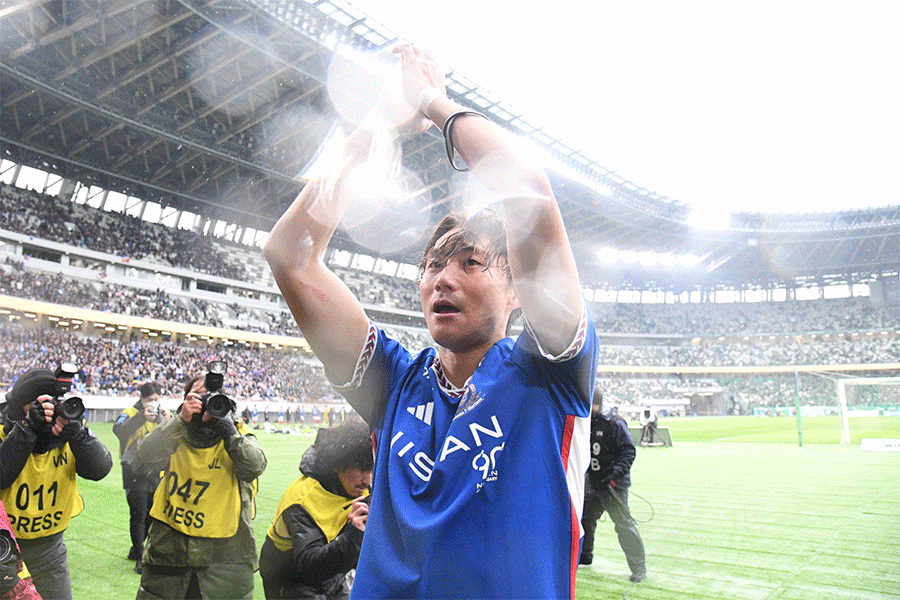 松原健が後半アディショナルタイムに劇的ゴール【写真:徳原隆元】