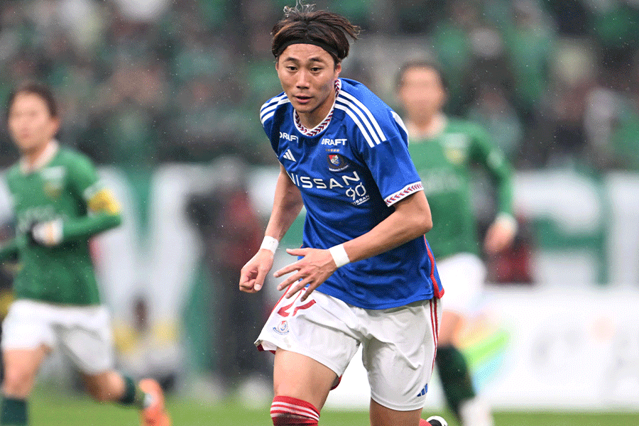 決勝ゴールを決めた松原健【写真:徳原隆元】