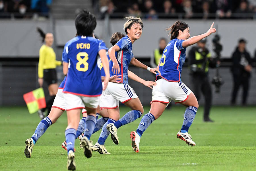 高橋はなが先制ゴール【写真:徳原隆元】