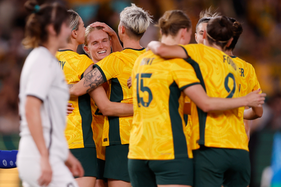 オーストラリア女子代表が計13ゴールで圧勝【写真：Getty Images】