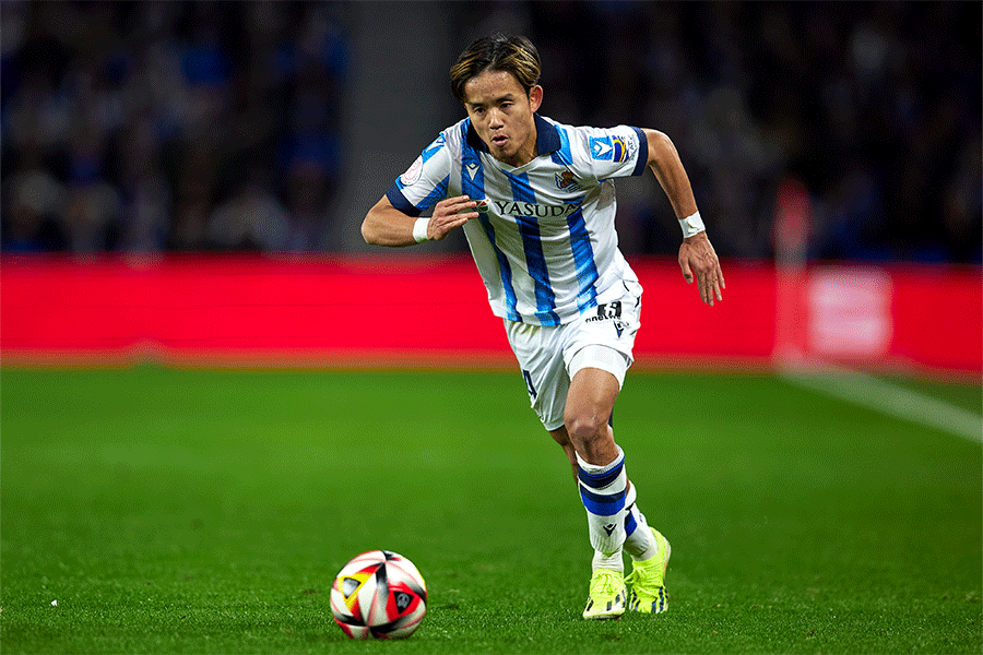 マジョルカ戦に出場した久保建英【写真：Getty Images】