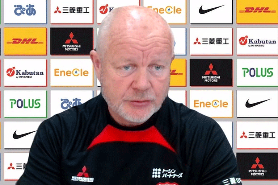 浦和のペア・マティアス・ヘグモ監督【画像はスクリーンショットです】