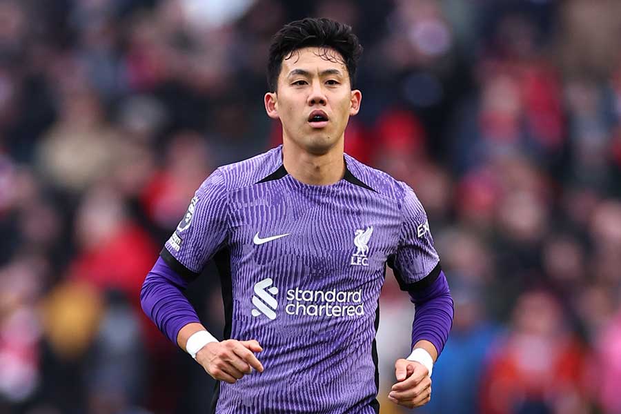 リバプールの遠藤航【写真:Getty Images】