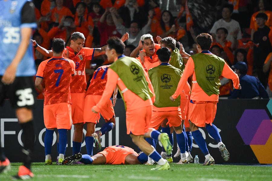 川崎を破り、横浜FMと対戦の中国1部・山東泰山【写真：2024 Asian Football Confederation （AFC）】