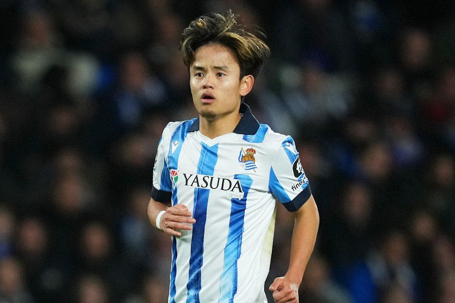 ソシエダの久保建英【写真：Getty Images】