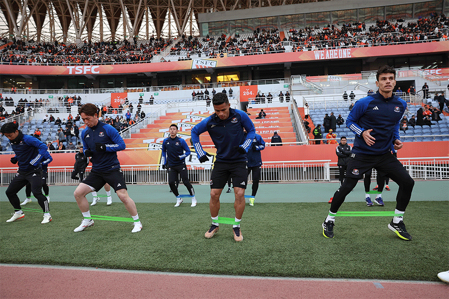 横浜FMが敵地で山東泰山と対戦【写真：2024 Asian Football Confederation (AFC)】