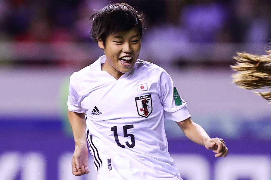 日本代表の天野紗（写真は22年のU-20W杯出場時）【写真：Getty Images】