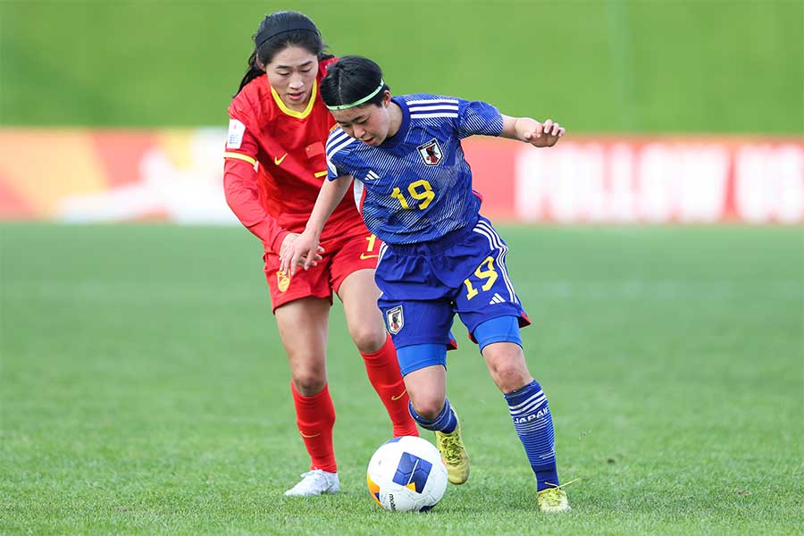 日本に敗戦した中国代表【写真:Getty Images】