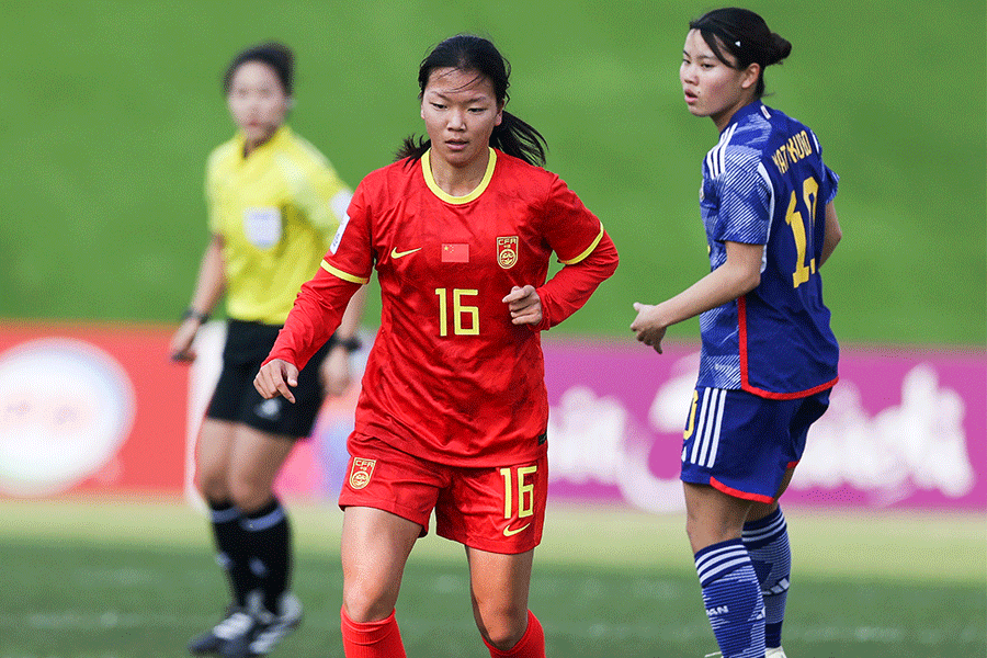 U-20中国女子はヤングなでしこに0-2で敗戦【写真：Getty Images】