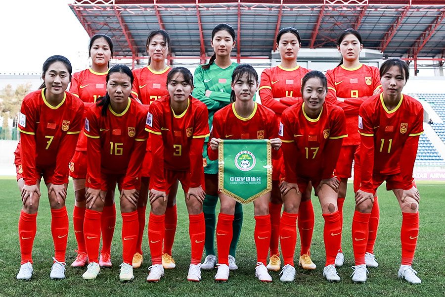 U-20女子アジアカップを戦う中国女子代表【写真：Getty Images】