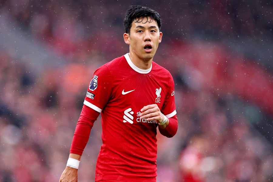 シティ戦に先発フル出場した遠藤航【写真：Getty Images】