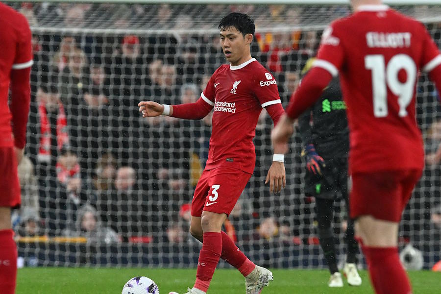 シティ戦に先発フル出場した遠藤航【写真:Getty Images】