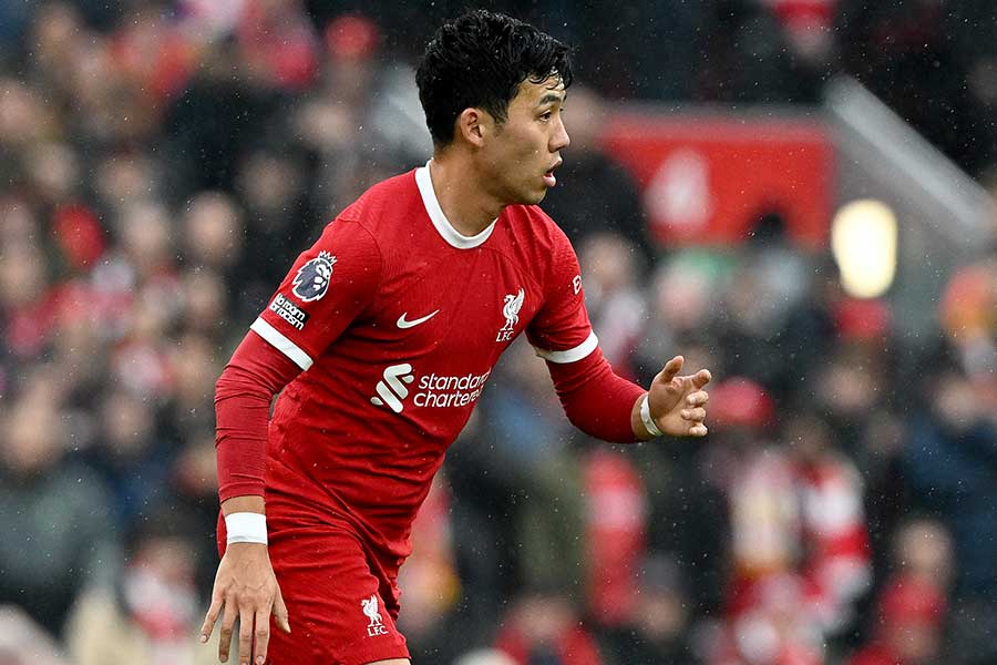 リバプールの遠藤航【写真：Getty Images】