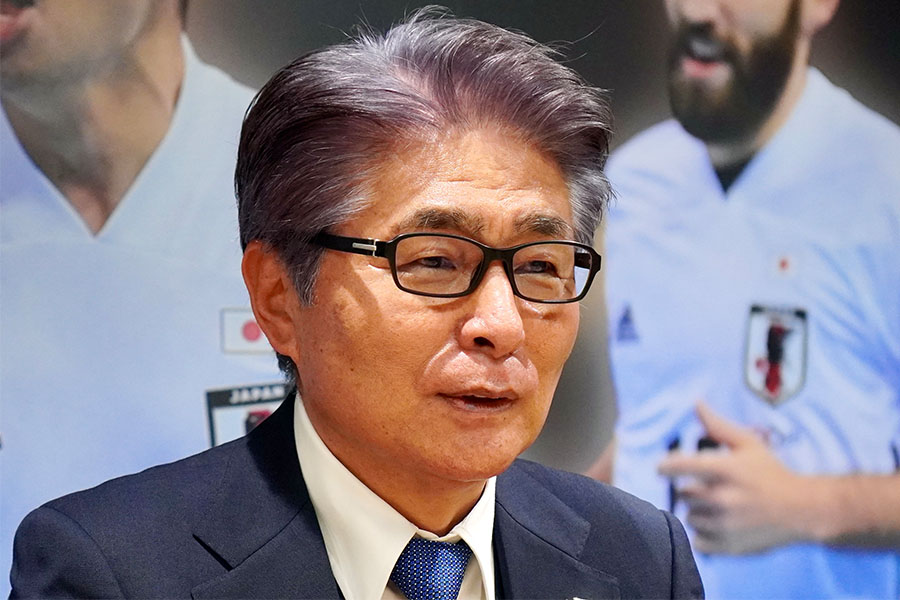 山本昌邦ナショナルチームダイレクターを直撃【写真:森 雅史】