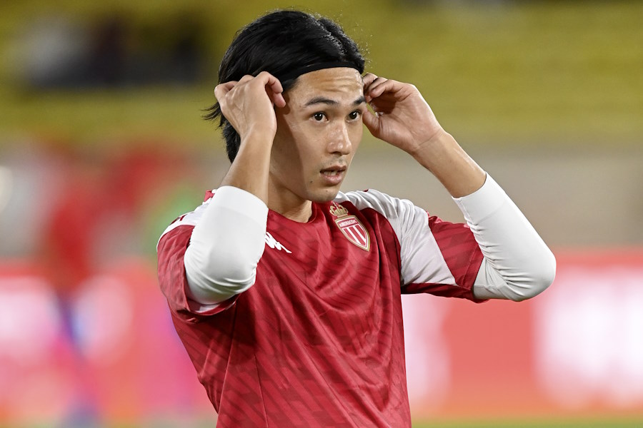 モナコでプレーする南野拓実【写真：Getty Images】