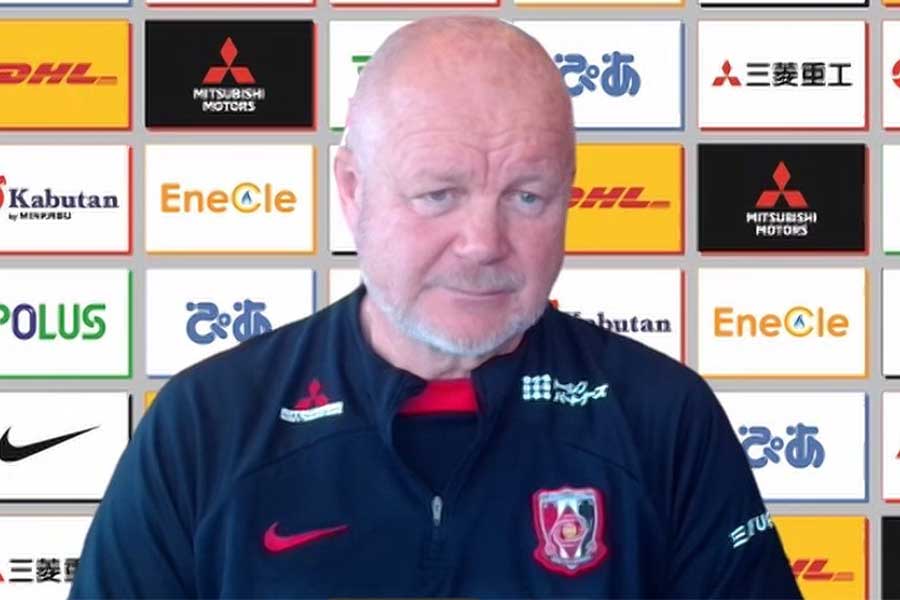 浦和のペア・マティアス・ヘグモ監督【写真：FOOTBALL ZONE編集部】