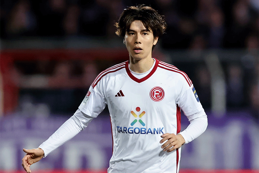 田中碧がオスナブリュック戦で1ゴール1アシスト【写真：Getty Images】