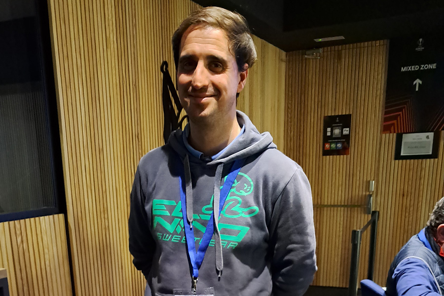 スペインのラジオ局「カデナ・セル」でソシエダ番記者を務めるロベルト・ラマホ氏が久保建英について言及【写真：高橋智行】