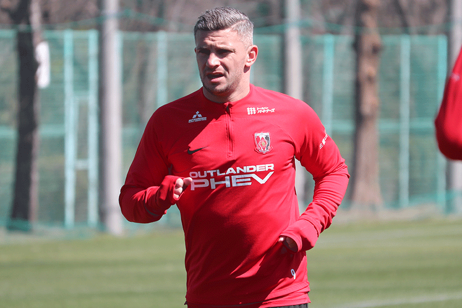 怪我明けのブライアン・リンセンがチームに合流【写真：轡田哲朗】