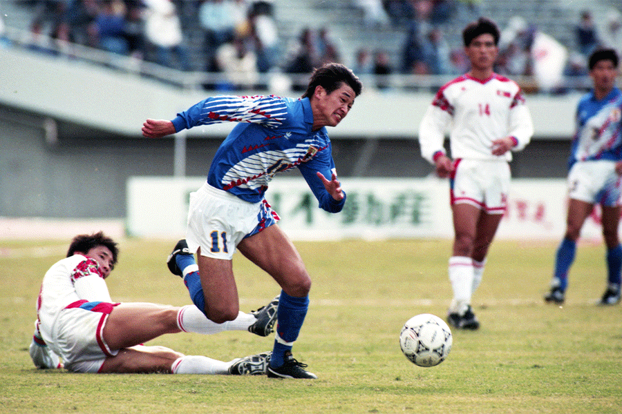 日本代表と北朝鮮代表の過去対戦を回想（写真は1992年）【写真：Getty Images】