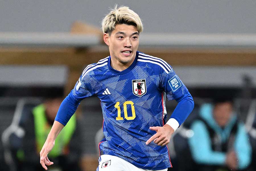 日本代表の堂安律【写真：徳原隆元】