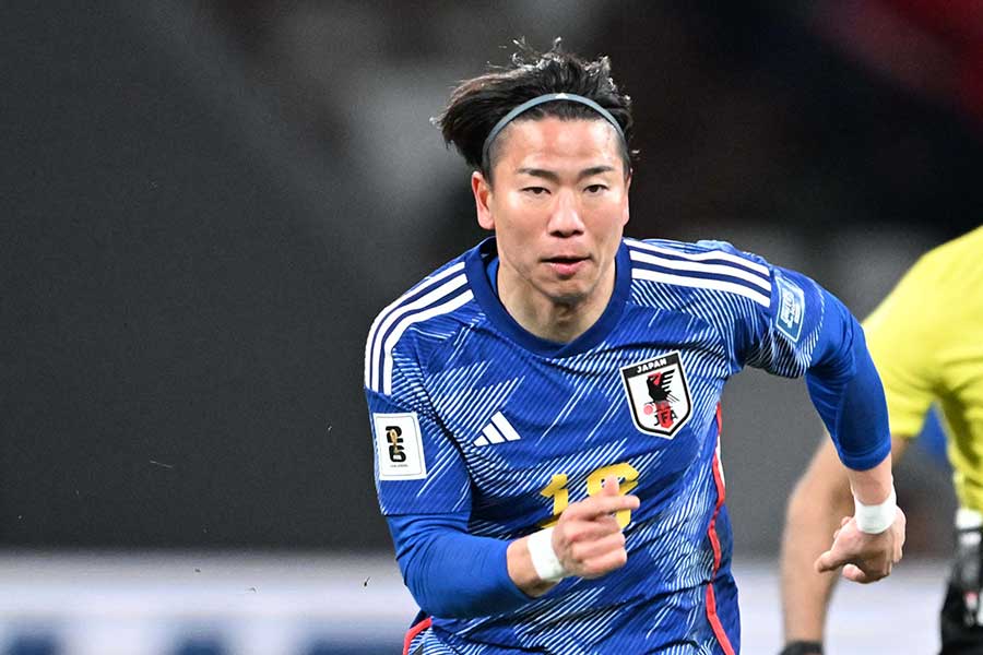 日本代表の浅野拓磨【写真：徳原隆元】