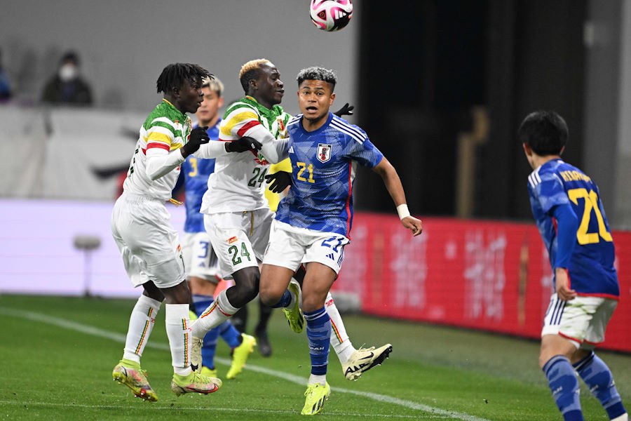U-23日本代表がマリと対戦【写真：徳原隆元】