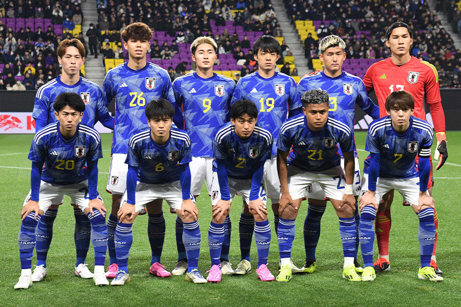 U-23日本代表の3選手が圧巻のシュート技術を披露【写真：徳原隆元】