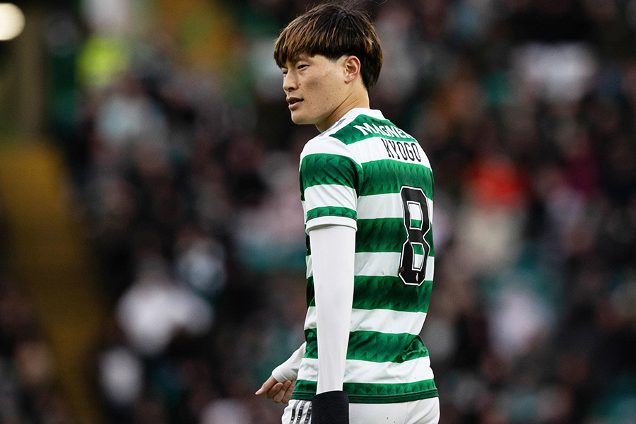 セルティックで得点量産中のFW古橋亨梧【写真：Getty Images】