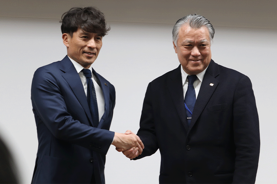 田嶋幸三氏が宮本恒靖会長にエール【写真：轡田哲朗】