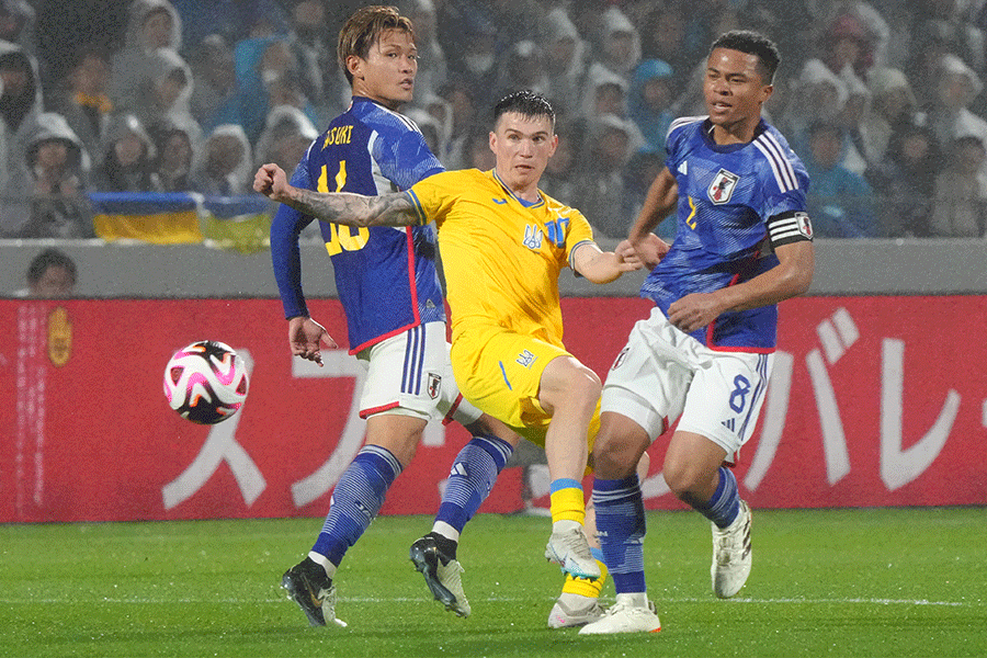 ウクライナから2ゴールを奪って勝利【写真：Getty Images】