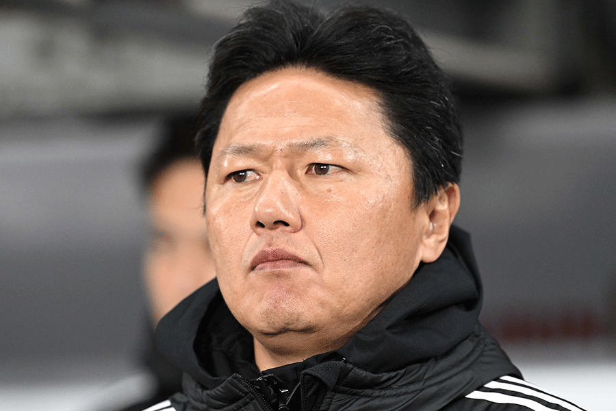 大岩剛監督が3月の2連戦を総括【写真：徳原隆元】