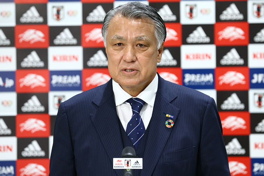 日本サッカー協会の田嶋幸三会長【写真：(C) JFA】