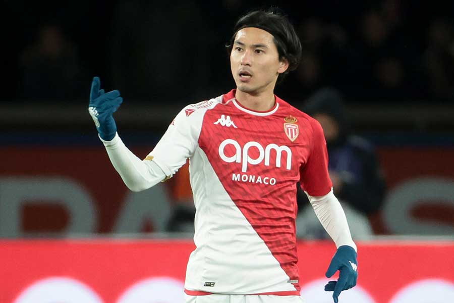 モナコの南野拓実【写真:Getty Images】