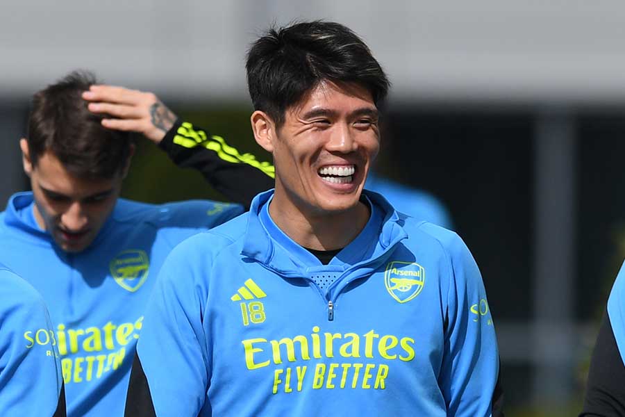 アーセナルの冨安健洋【写真:Getty Images】