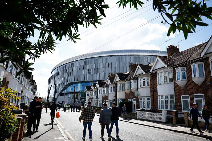 トッテナム本拠地で食べられるグルメが話題【写真：ロイター】