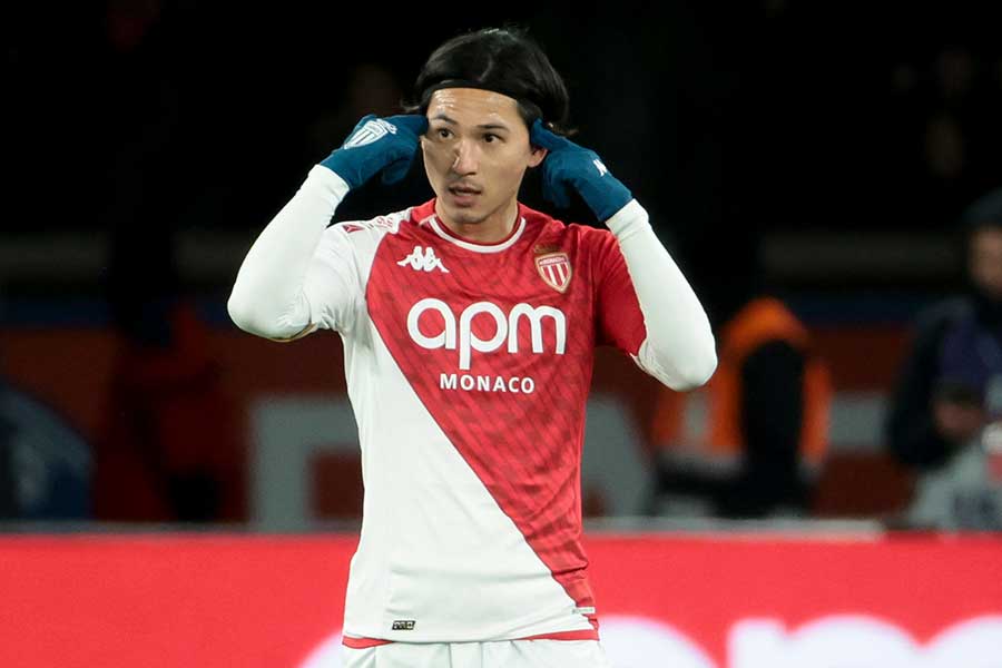 モナコの南野拓実【写真：Getty Images】