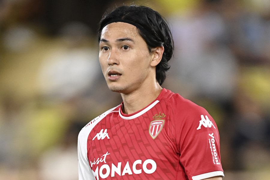 モナコの南野拓実【写真:Getty Images】