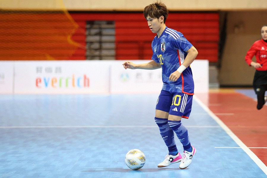 先制ゴールを決めた金澤空【写真：(C) Futsal X / 河合 拓】
