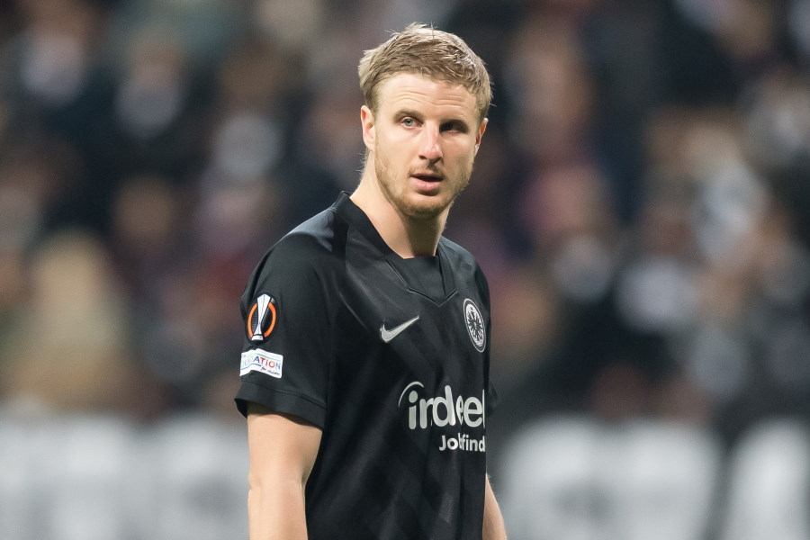 フランクフルトのオーストリア代表CBマルティン・ヒンターエッガー【写真:Getty Images】