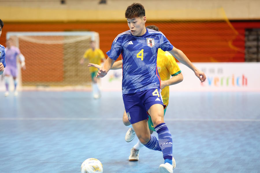 直前の練習試合で1ゴールを挙げた石田健太郎【写真：(C) Futsal X / 河合 拓】